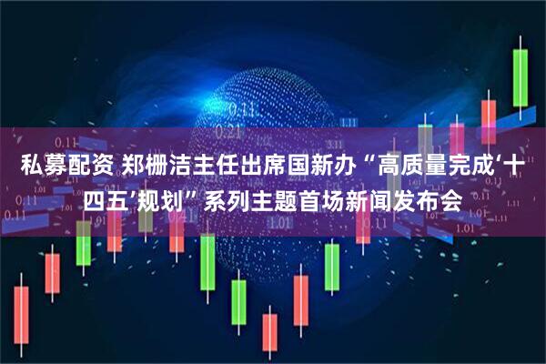 私募配资 郑栅洁主任出席国新办“高质量完成‘十四五’规划”系列主题首场新闻发布会