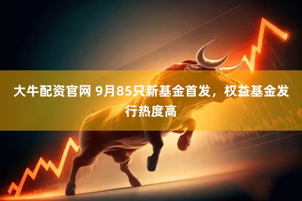 大牛配资官网 9月85只新基金首发，权益基金发行热度高